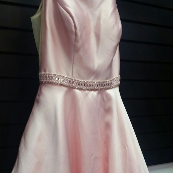 Blush Pink Ball Gown, Alyce 60113 Prom Dress - Picture 2 of 8